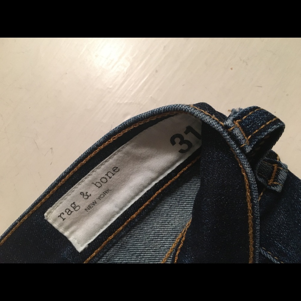 rag & bone Raw Hem Ankle Skinny Jeans - Picture 8 of 10